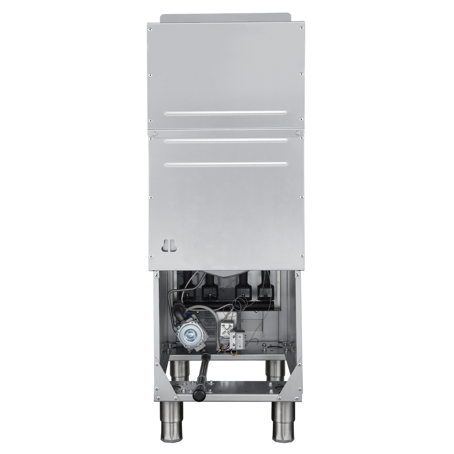 Forno Commerciale – Friteuse au gaz naturel, 4 brûleurs 120 000 BTU, capacité d'huile 50 lb