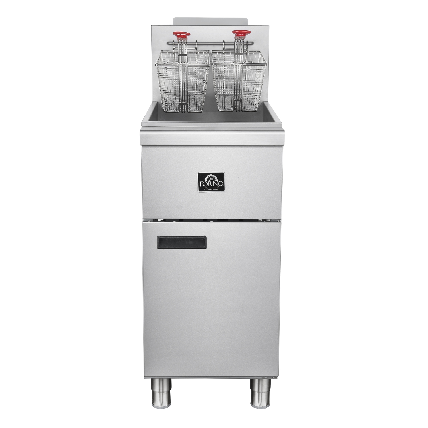 Forno Commerciale – Friteuse au gaz propane, 3 brûleurs 90&nbsp;000&nbsp;BTU, capacité d'huile 40&nbsp;lb