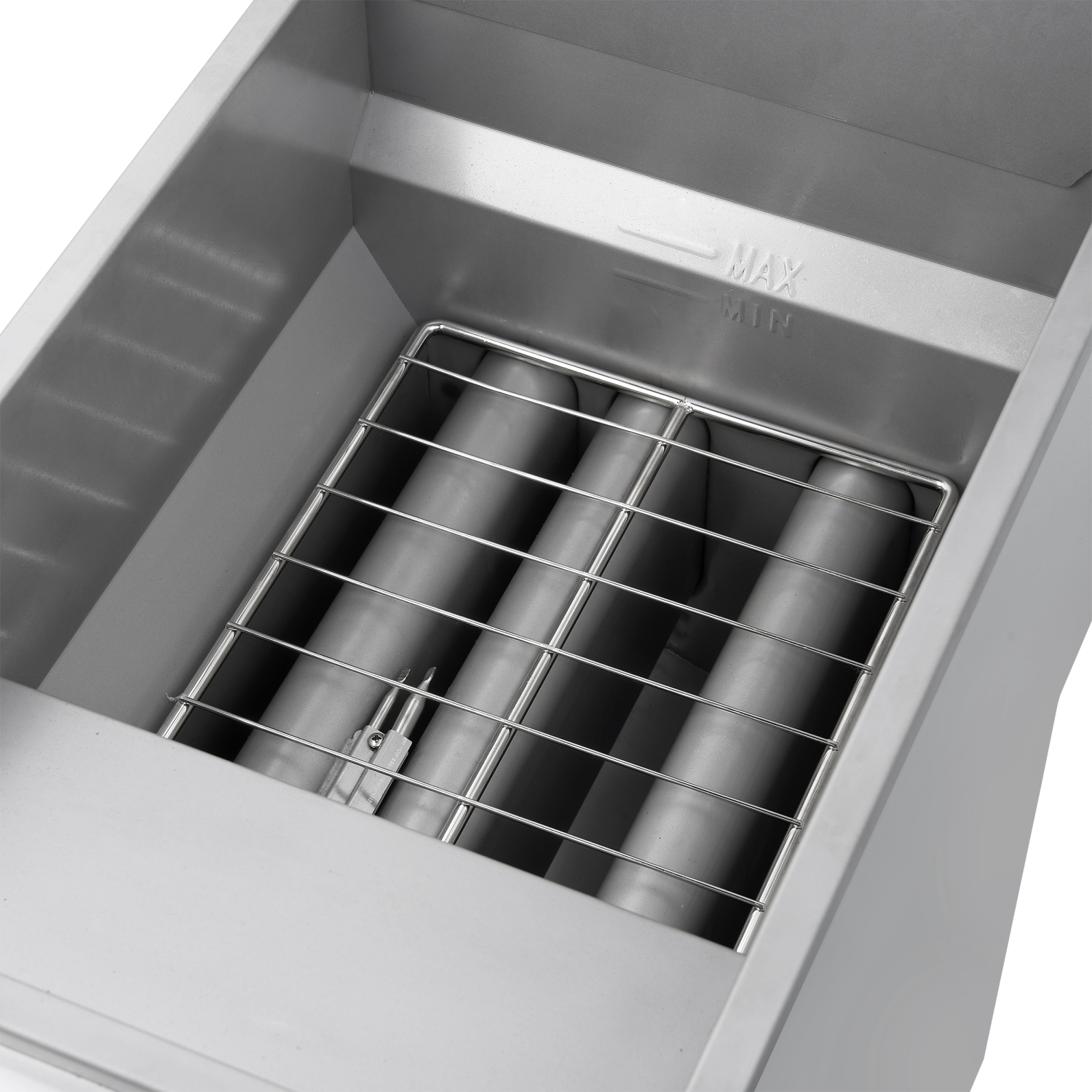 Forno Commerciale – Friteuse au gaz propane, 3 brûleurs 90 000 BTU, capacité d'huile 40 lb