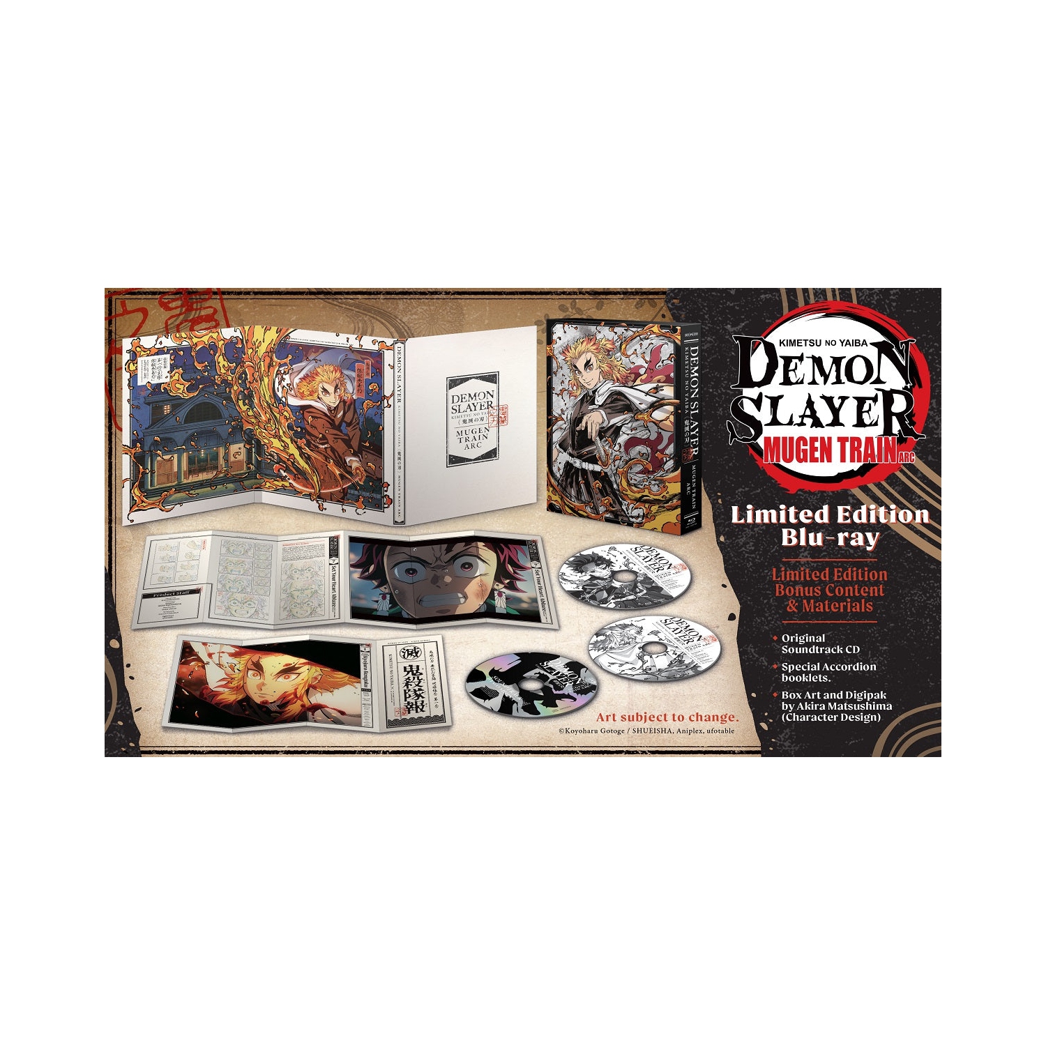 Demon Slayer: Kimetsu no Yaiba Mugen Train Arc - Complete Limited Edition [Blu-Ray Box Set]
