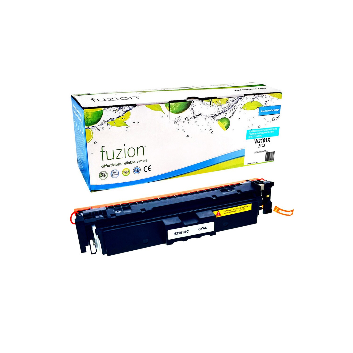 FUZION Compatible HP W2101X Toner High Yield - Cyan (GSW2101X-NC) -FREE SHIPPING