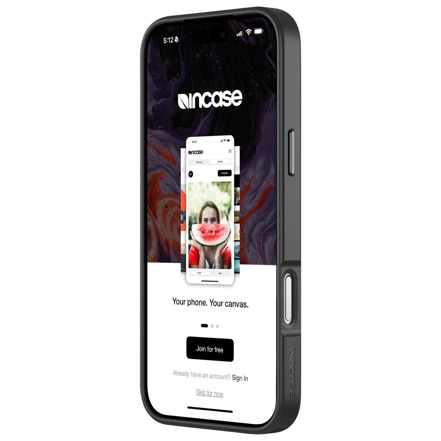 Incase Transfer E-Display Fitted Hard Shell Case with MagSafe for iPhone 17 Pro Max - Black - Only at Best Buy