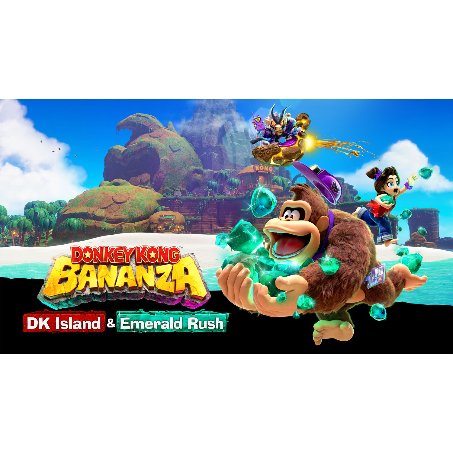 Donkey Kong Bananza: jeu et contenu téléchargeable Île de DK et Course aux émeraudes - Téléchargement numérique