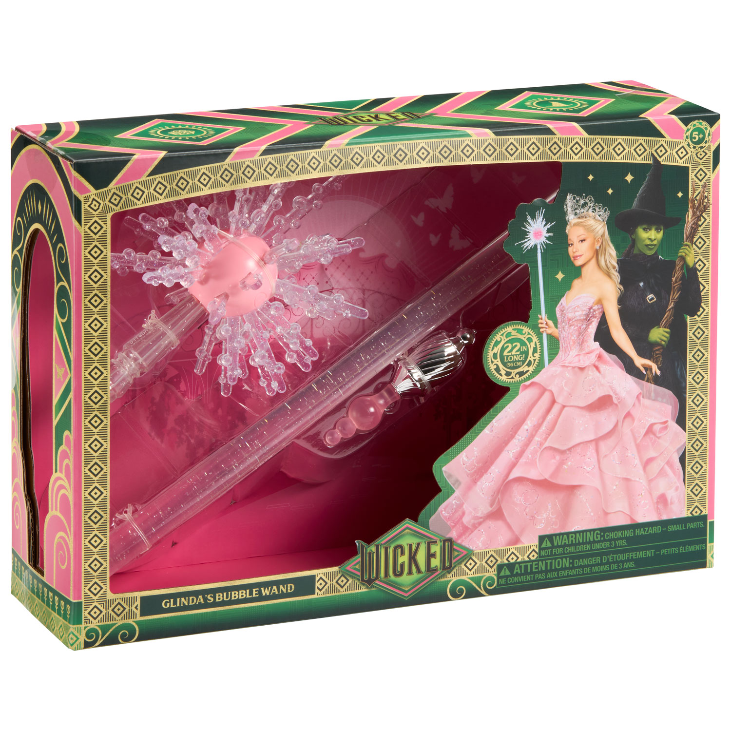 Baguette à bulles de Glinda dans Wicked de The Noble Collection