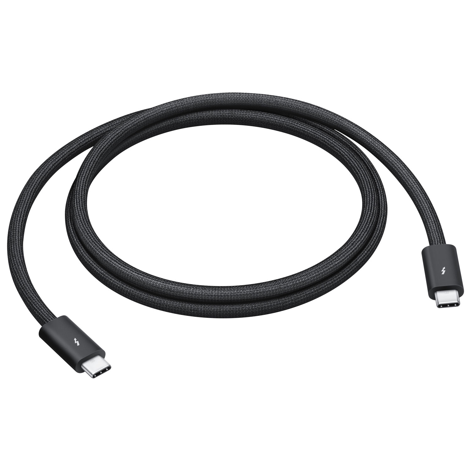Câble tissé Thunderbolt 5 Pro de 1 m (3,28 pi) d'Apple - Noir