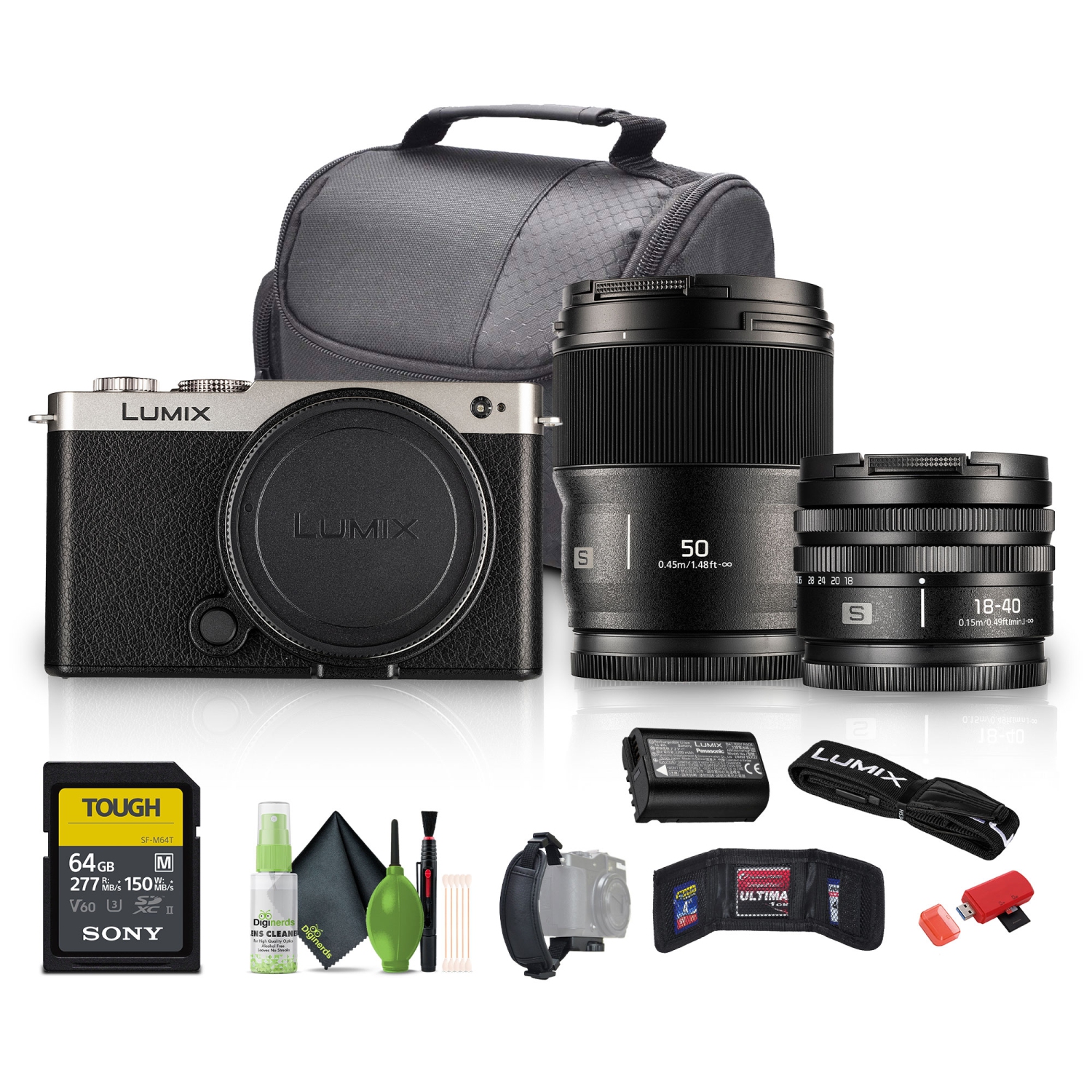 Appareil photo sans miroir Lumix S9 de Panasonic avec objectif 18-40&nbsp;mm f/4,5-6,3