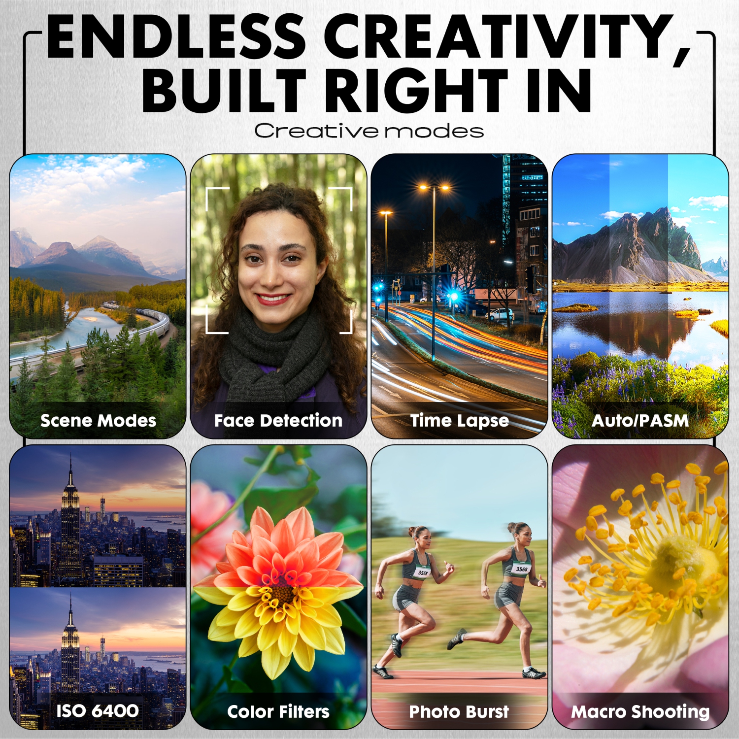 Minolta 72MP Camera w/10x Optical Zoom, Black