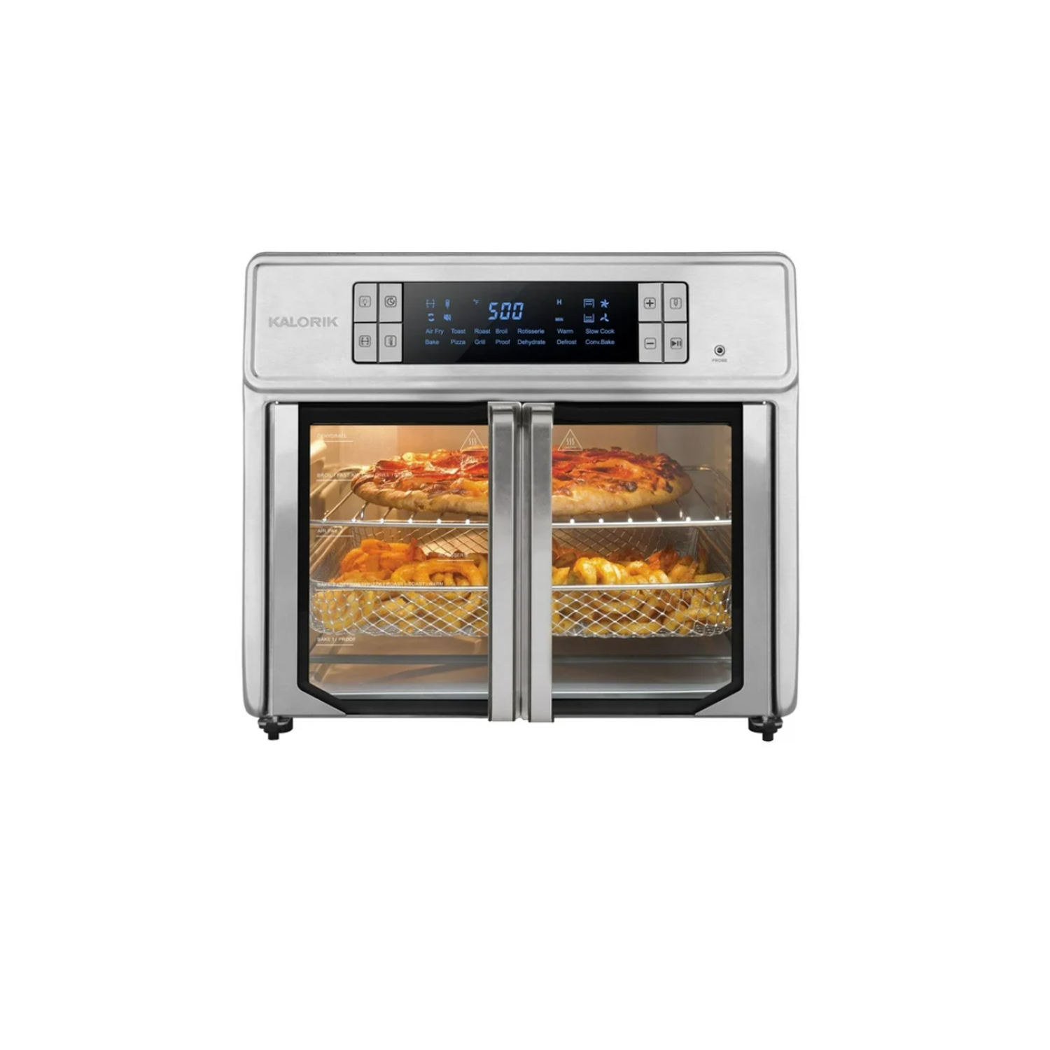 Four friteuse à air chaud numérique 26 pintes MAXX MD Advance de Kalorik – AFO52615SS