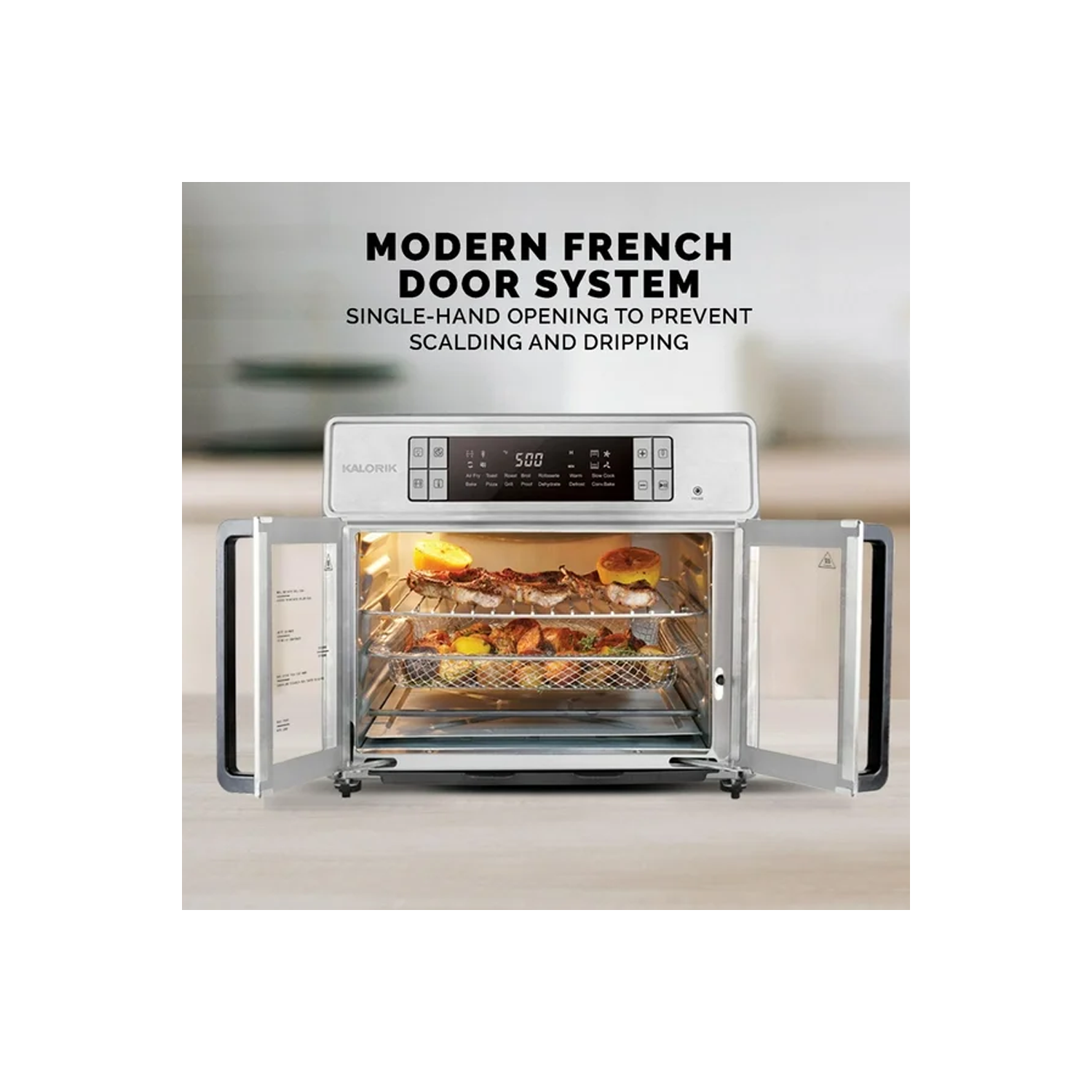 Four friteuse à air chaud numérique MAXX AFO51781SS de Kalorik, 26 pintes