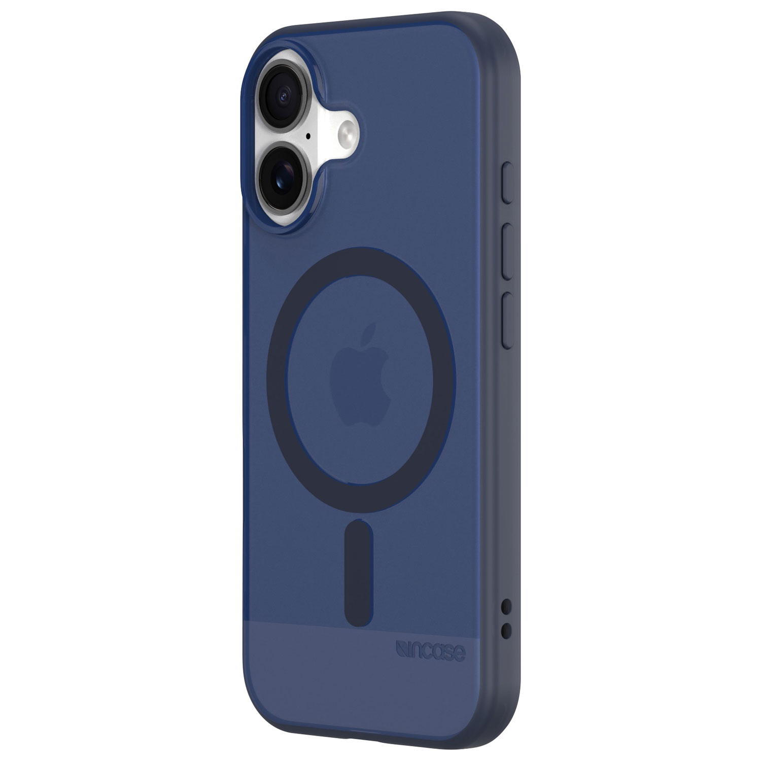 Étui rigide ajusté mince d'Incase Designs avec MagSafe pour iPhone 17 - Bleu foncé cosmique