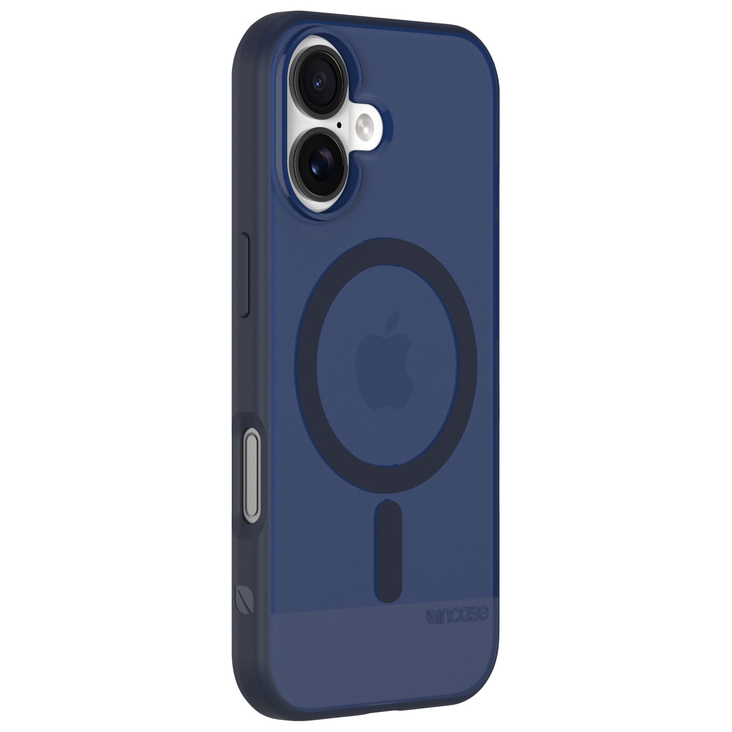 Étui rigide ajusté mince d'Incase Designs avec MagSafe pour iPhone 17 - Bleu foncé cosmique