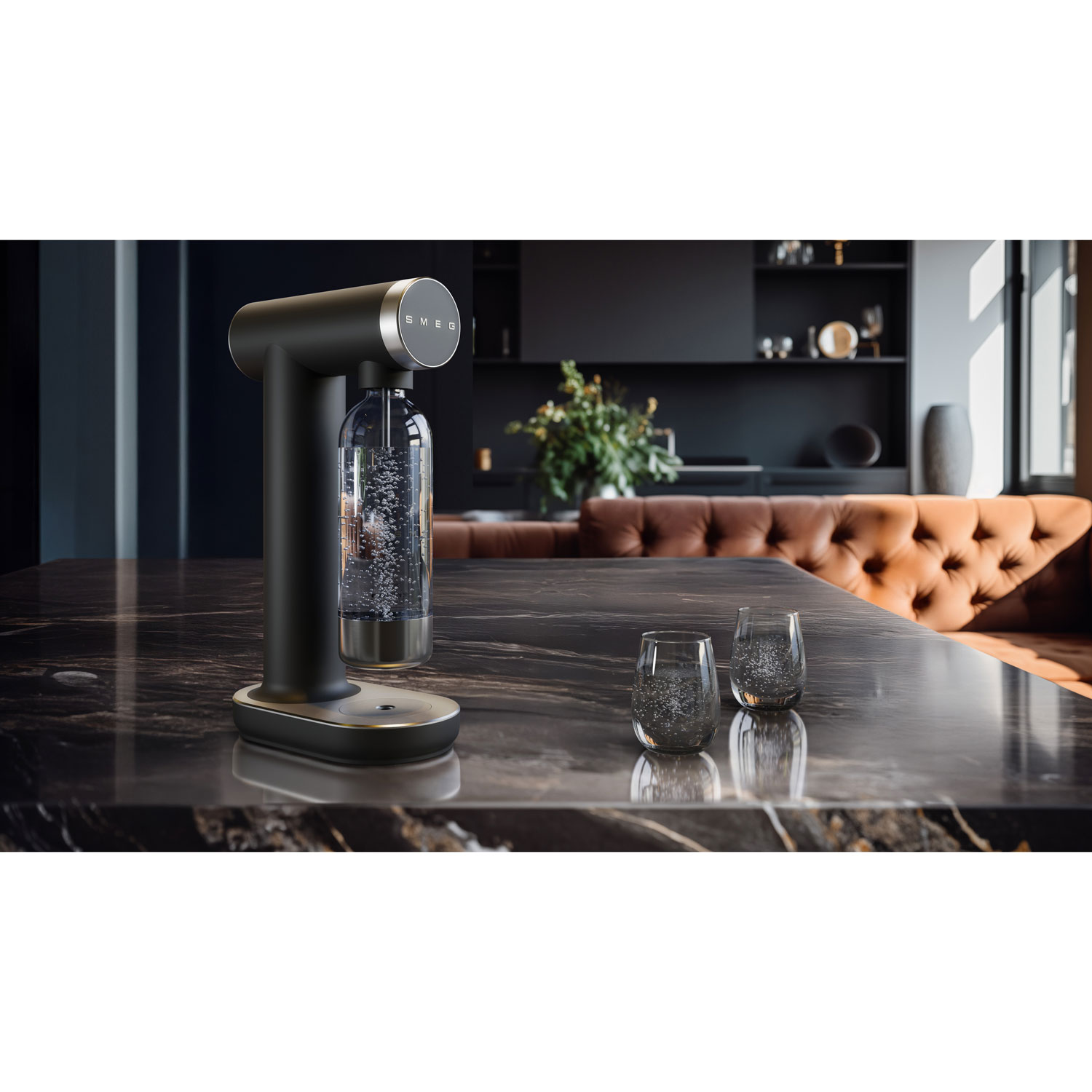 Smeg Soda Maker - Matte Black