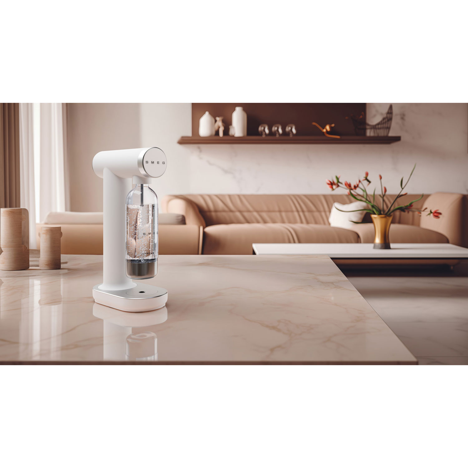 Smeg Soda Maker - Matte White