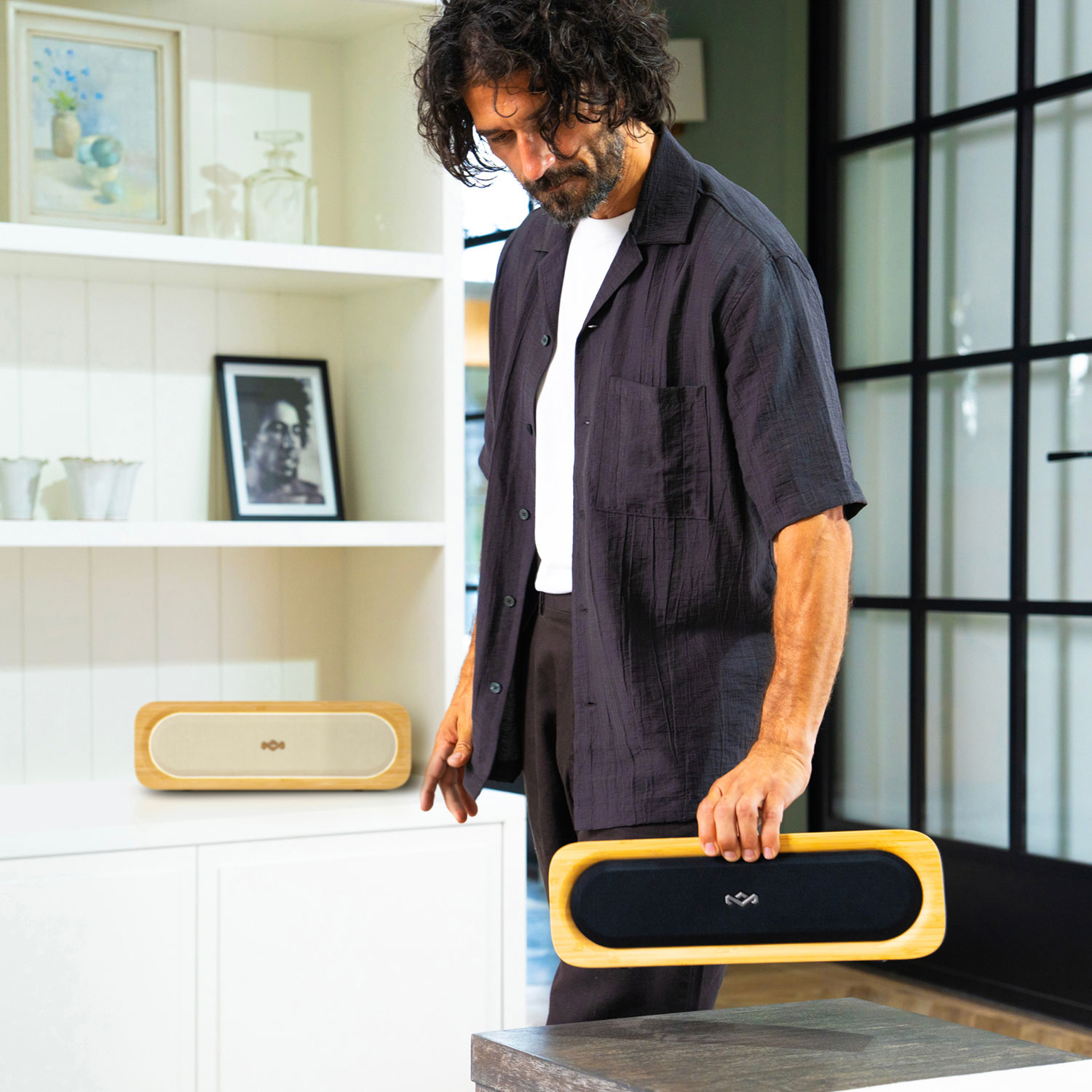 Haut-parleur sans fil Bluetooth Get Together 3 de House of Marley - Noir