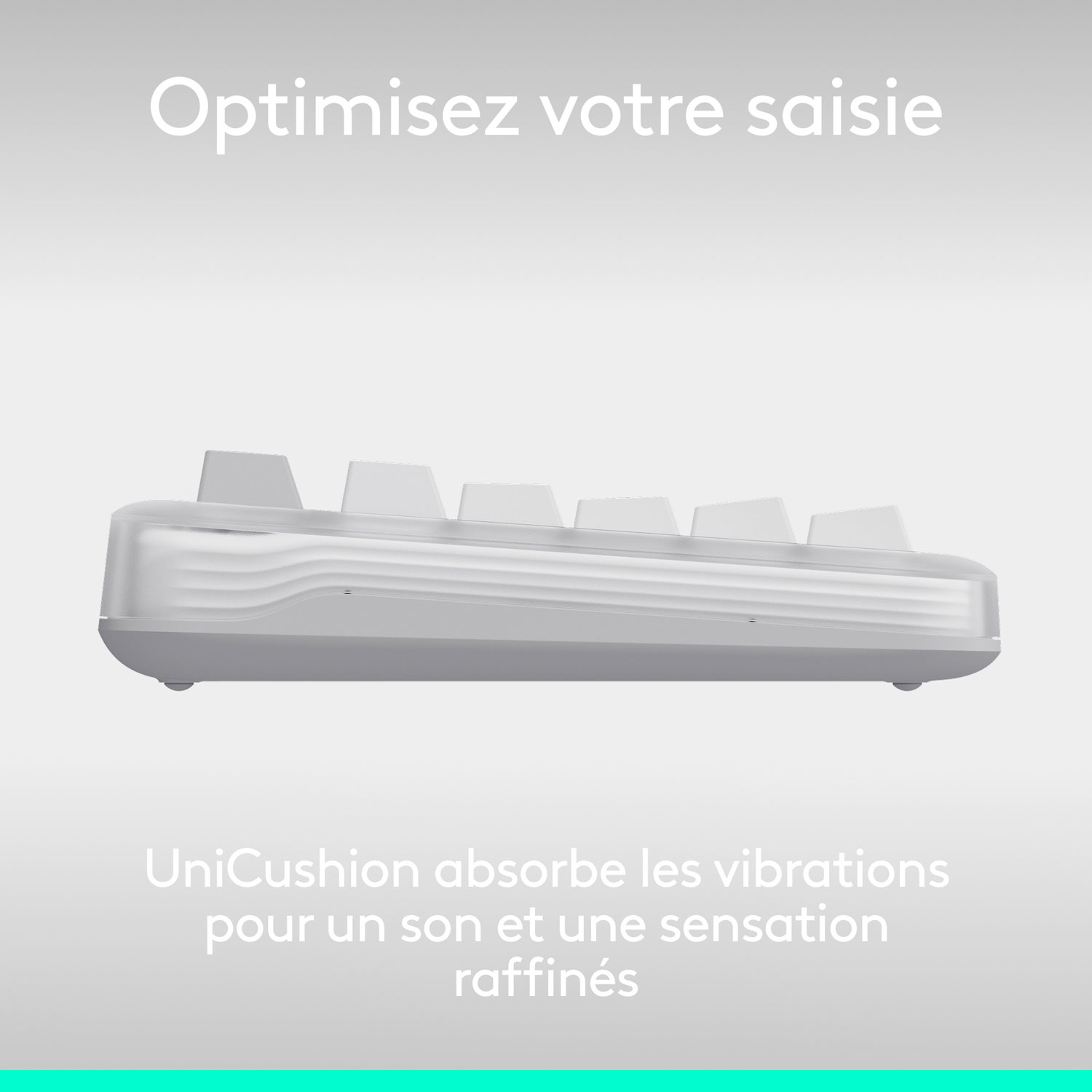 Logitech Alto Keys K98M Bluetooth Backlit Mechanical Full-Size Keyboard - Off-White - English