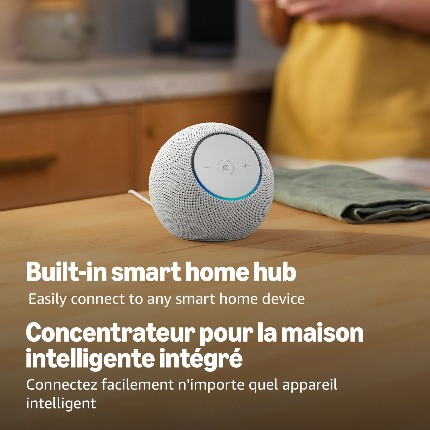 Haut-parleur intelligent Echo Dot Max d'Amazon avec Alexa+ - Graphite