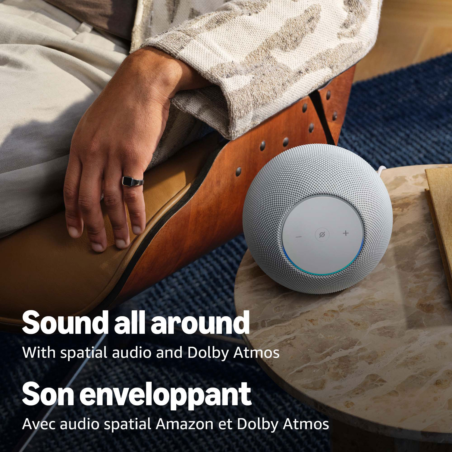Amazon Echo Studio Smart Speaker with Alexa+ - Graphite | Best Buy