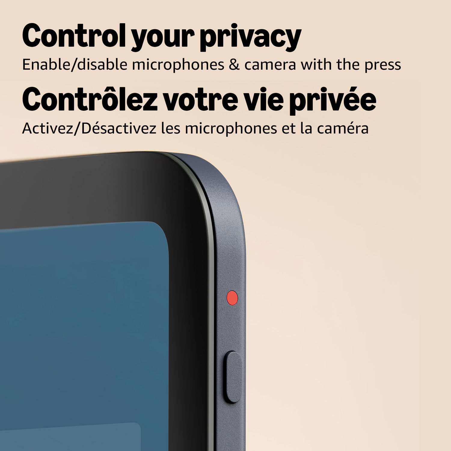 Écran intelligent Echo Show 11 d'Amazon avec son spatial et Alexa+ - Blanc glacier