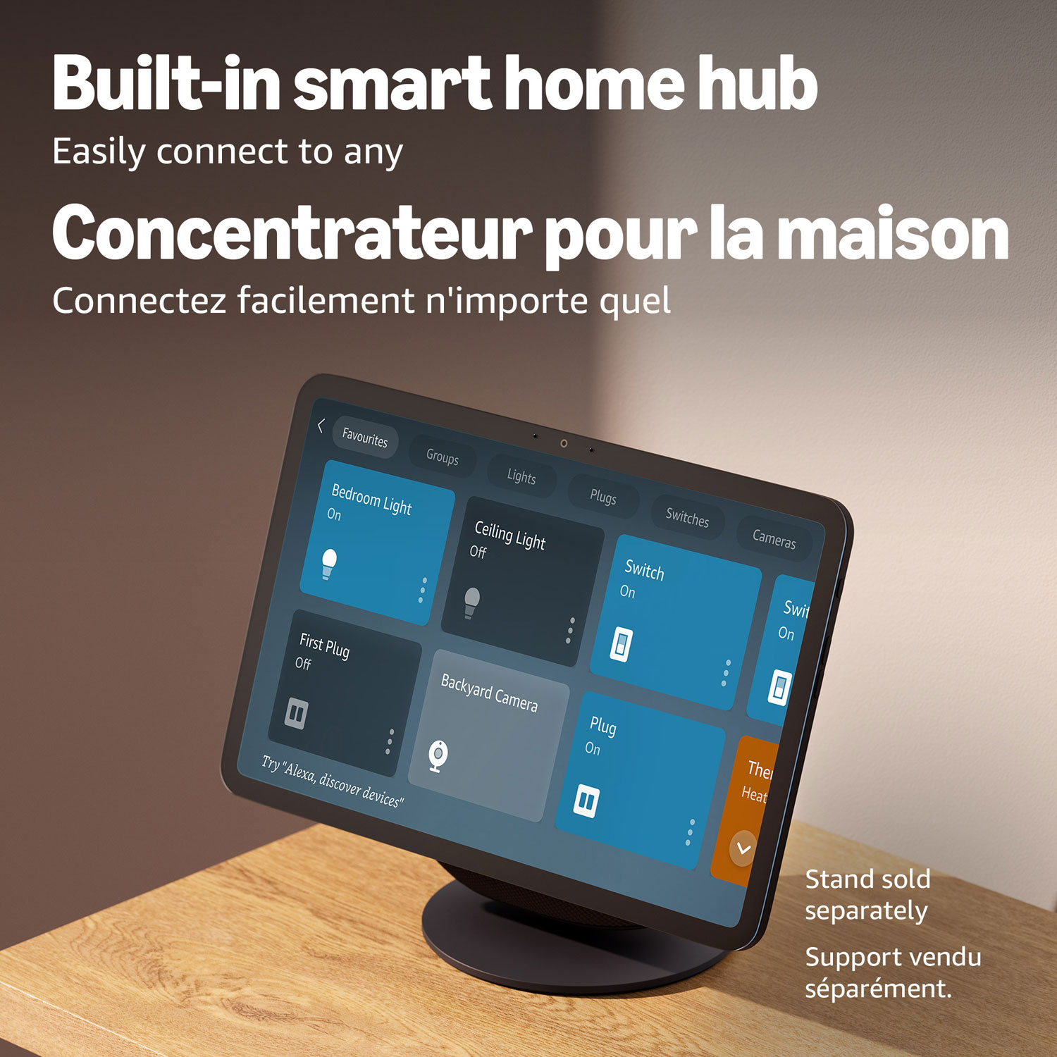 Écran intelligent Echo Show 11 d'Amazon avec son spatial et Alexa+ - Graphite