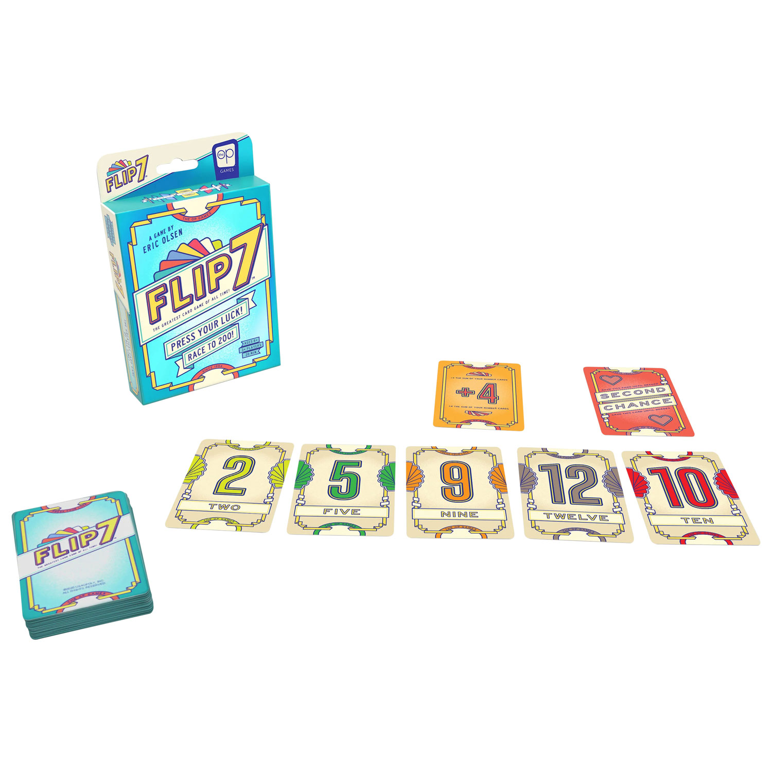 Jeu de cartes Flip 7 2nd Edition de USAOPOLY - Anglais