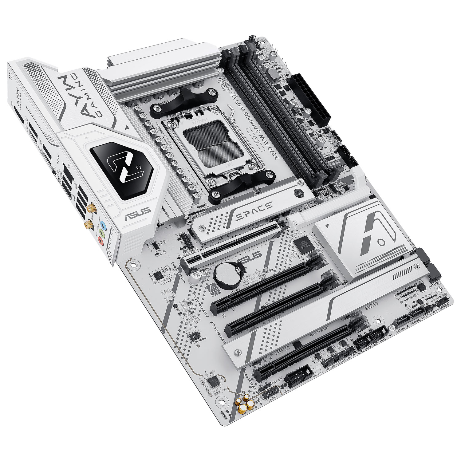 Carte mère X870 AYW Gaming Wi-Fi 6 AM5 DDR5 d'ASUS pour processeurs Ryzen 9000/8000/7000 d'AMD