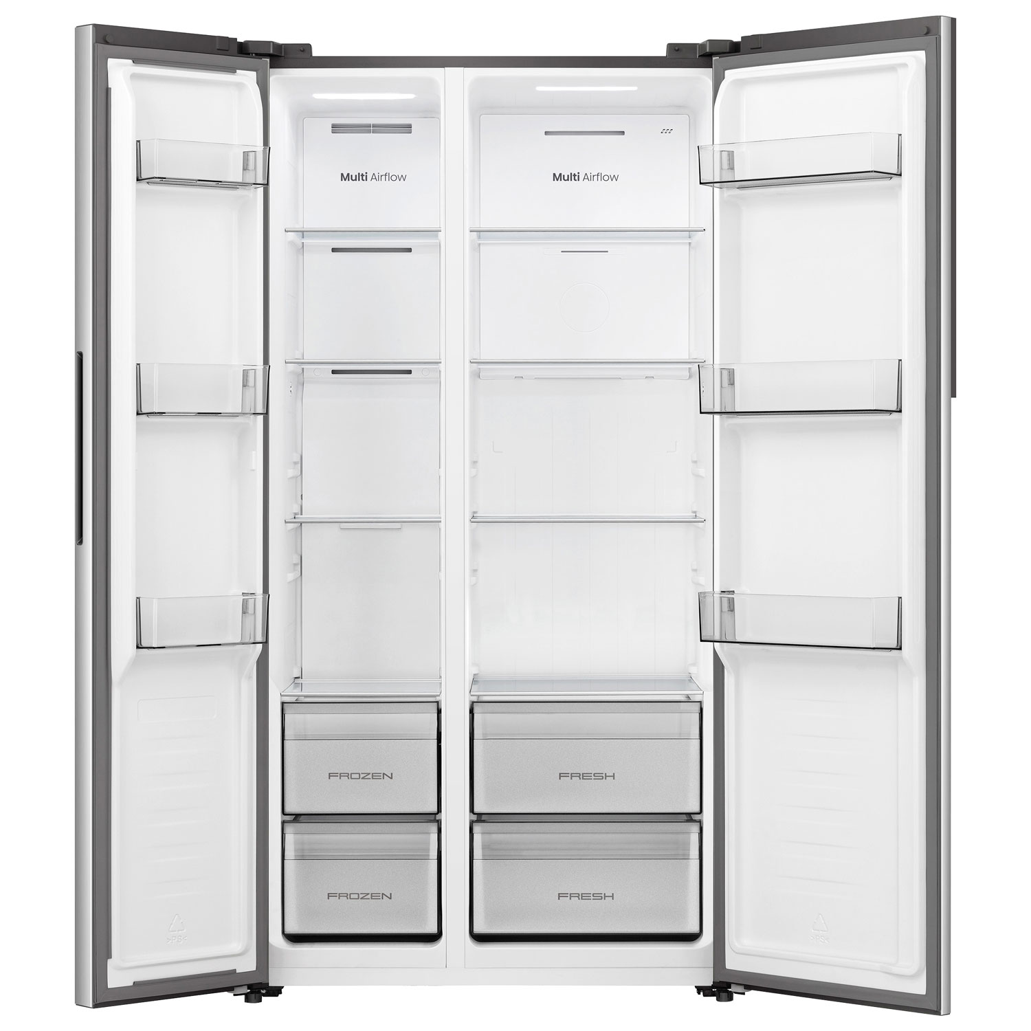 Réfrigérateur à deux portes 19,2 pi³ et 36 po de Hisense - Titane