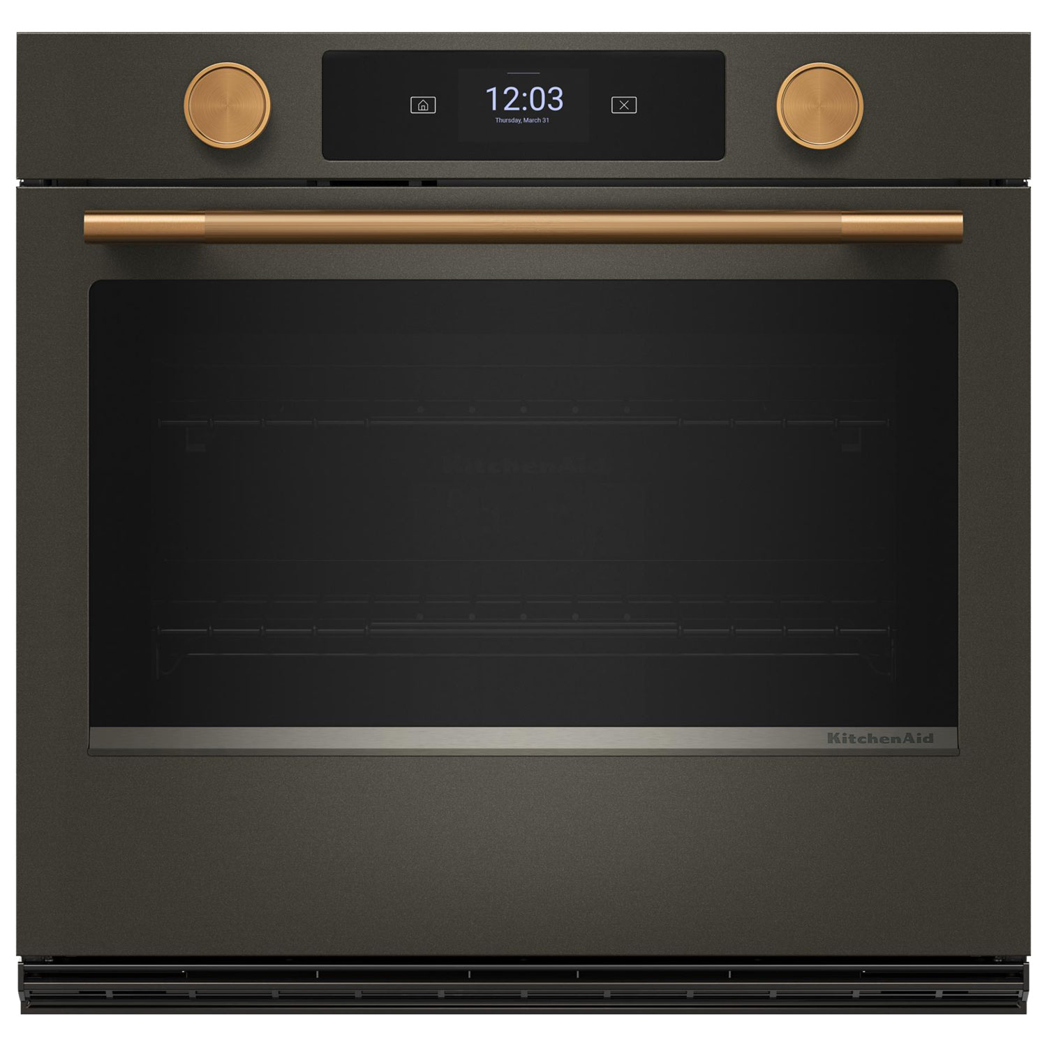 Trousse avec poignée et boutons pour four mural simple de KitchenAid - Bronze