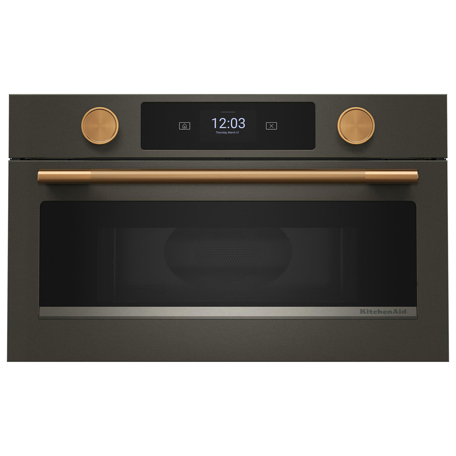 Trousse avec poignée et boutons pour four mural simple de KitchenAid - Bronze