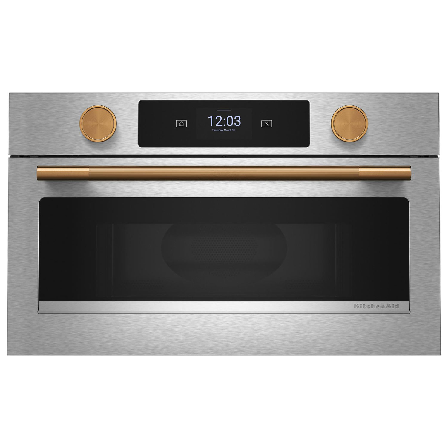 Trousse avec poignée et boutons pour four mural simple de KitchenAid - Bronze