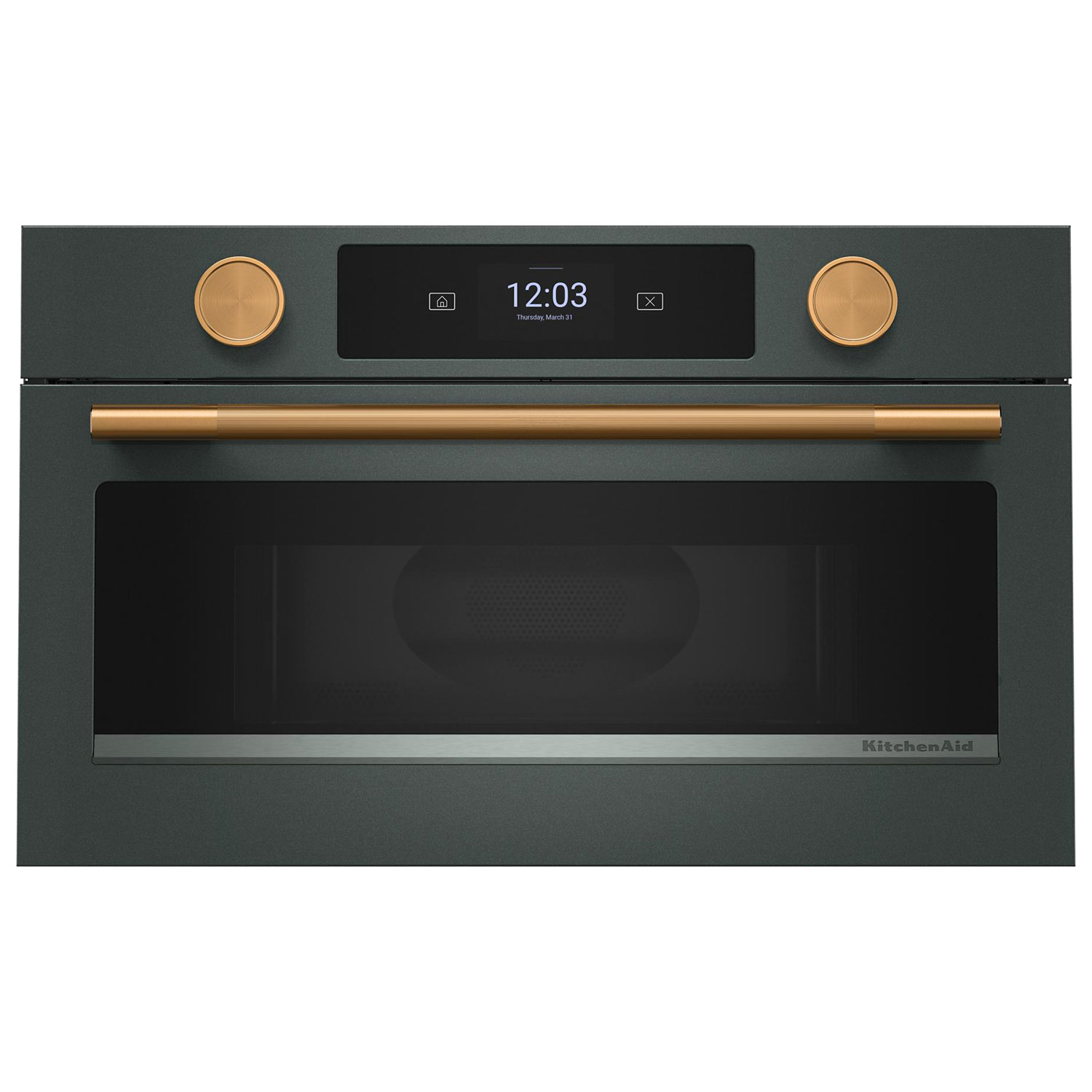 Trousse avec poignée et boutons pour four mural simple de KitchenAid - Bronze