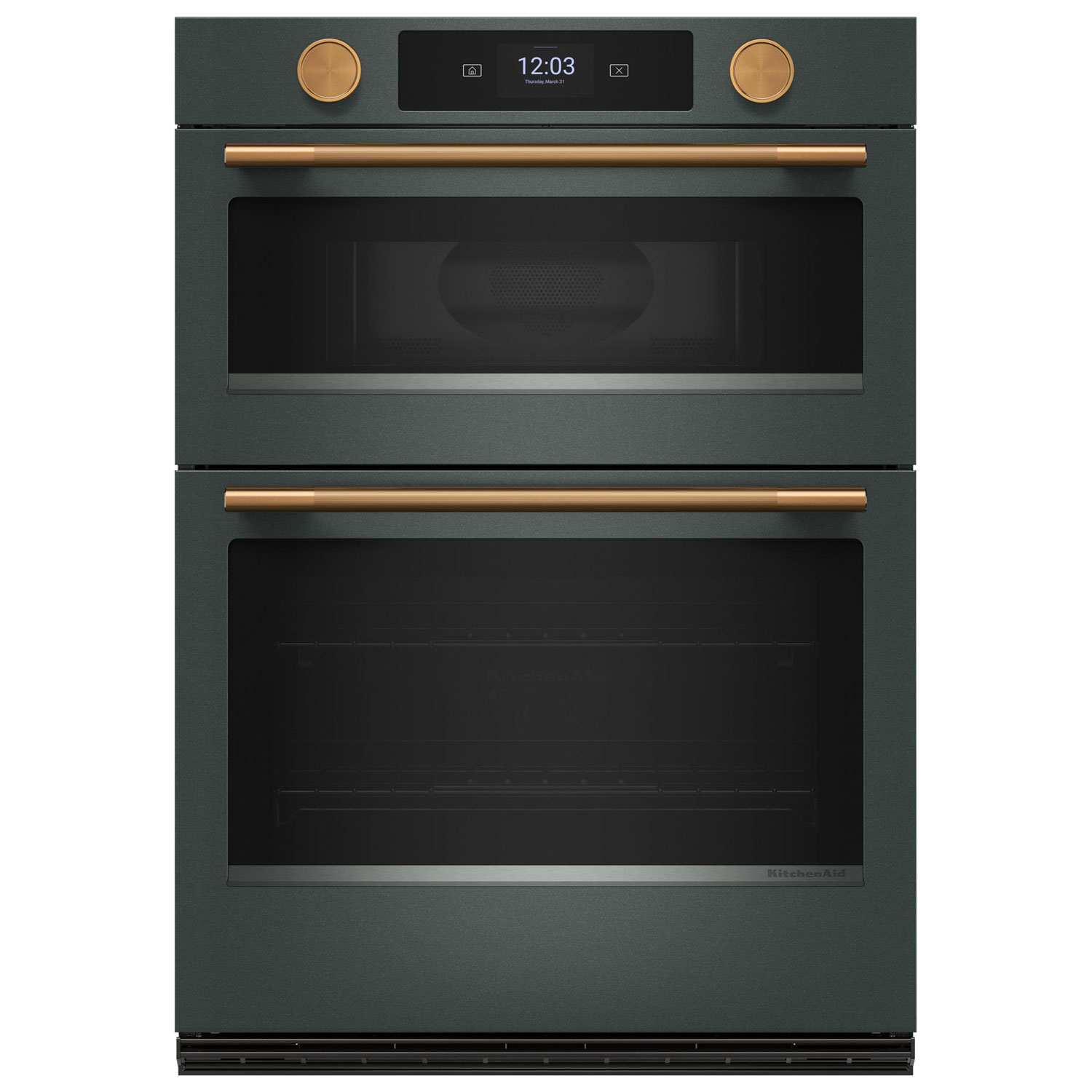 Trousse avec poignées et boutons pour ensemble four mural double et micro-ondes de 30 po de KitchenAid - Acier inoxydable