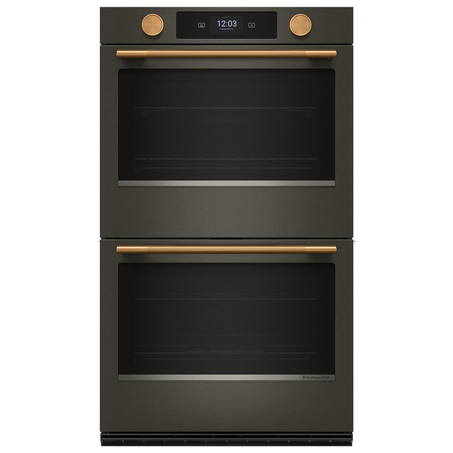 Trousse avec poignées et boutons pour ensemble four mural double et micro-ondes de 30 po de KitchenAid - Acier inoxydable