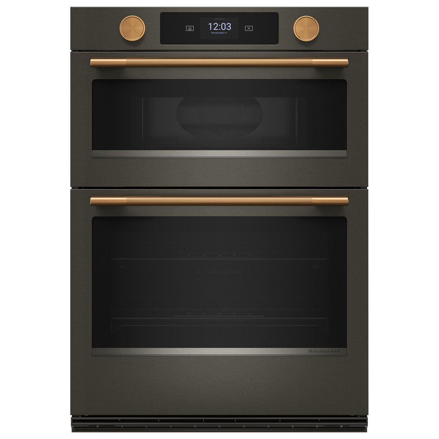 Trousse avec poignées et boutons pour ensemble four mural double et micro-ondes de 30 po de KitchenAid - Acier inoxydable