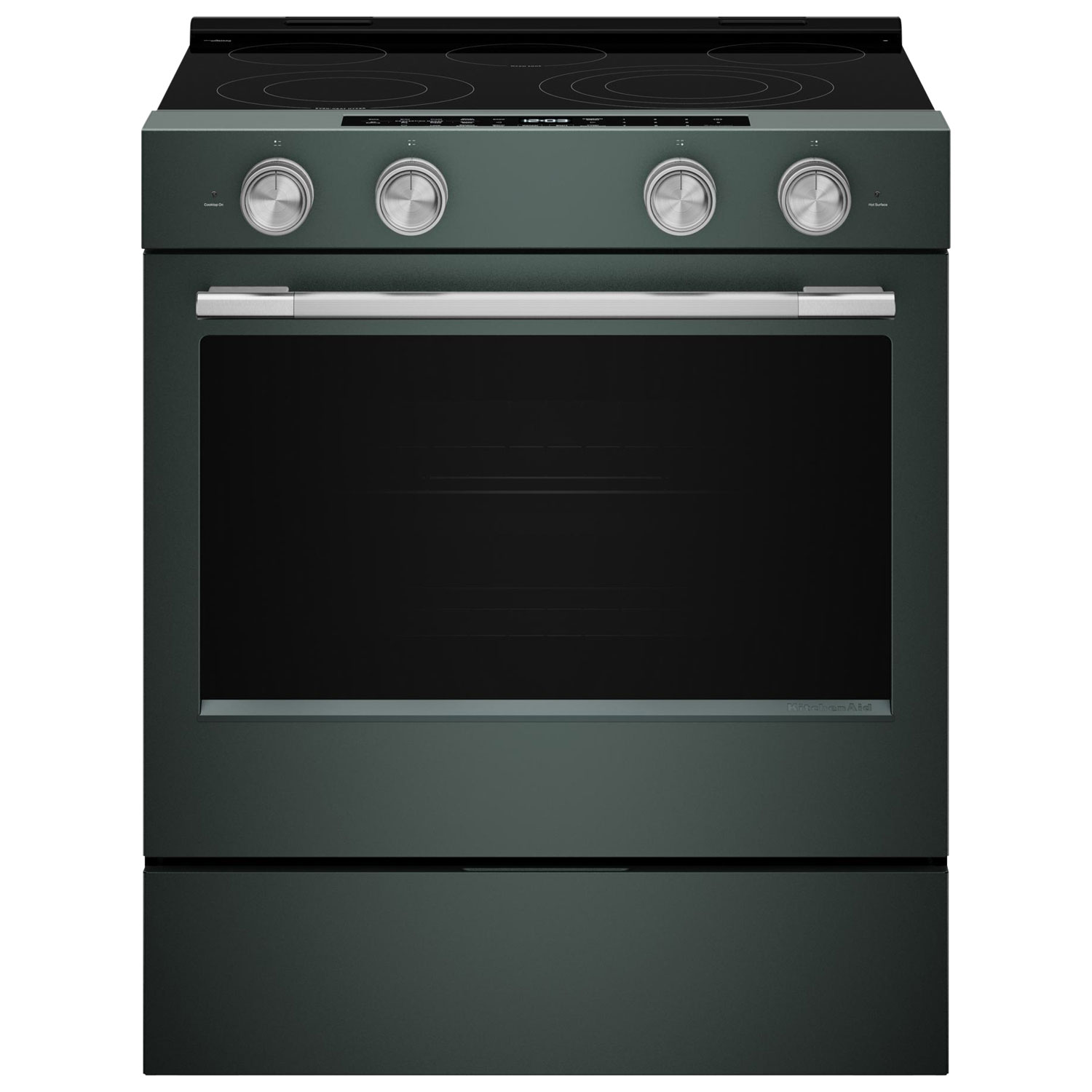 Trousse 5 pièces avec poignée et boutons pour cuisinière électrique encastrable à convection de KitchenAid - Acier inoxydable