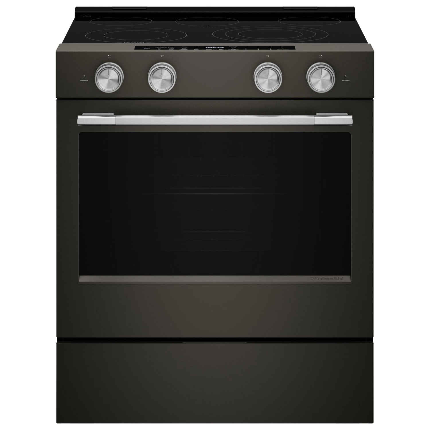 Trousse 5 pièces avec poignée et boutons pour cuisinière électrique encastrable à convection de KitchenAid - Acier inoxydable