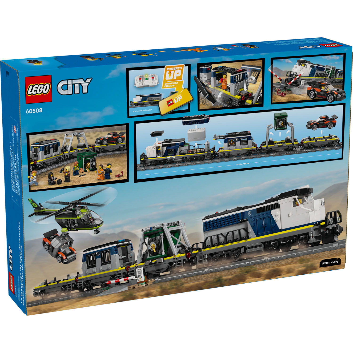 LEGO City : Le braquage du train de la police - 1313 pièces
