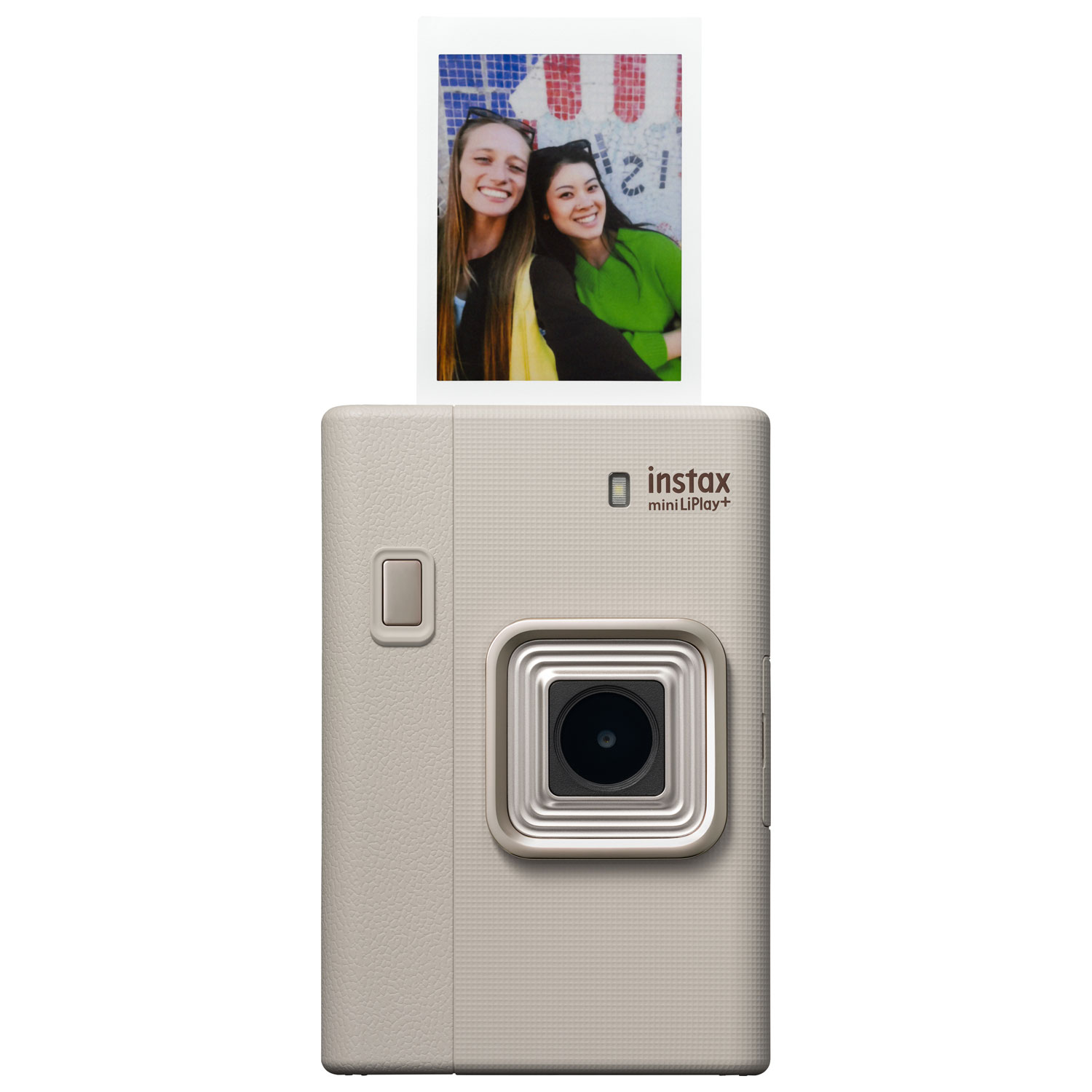Ensemble-cadeau avec appareil instantané Instax Mini LiPlay+ de Fujifilm - Sable beige