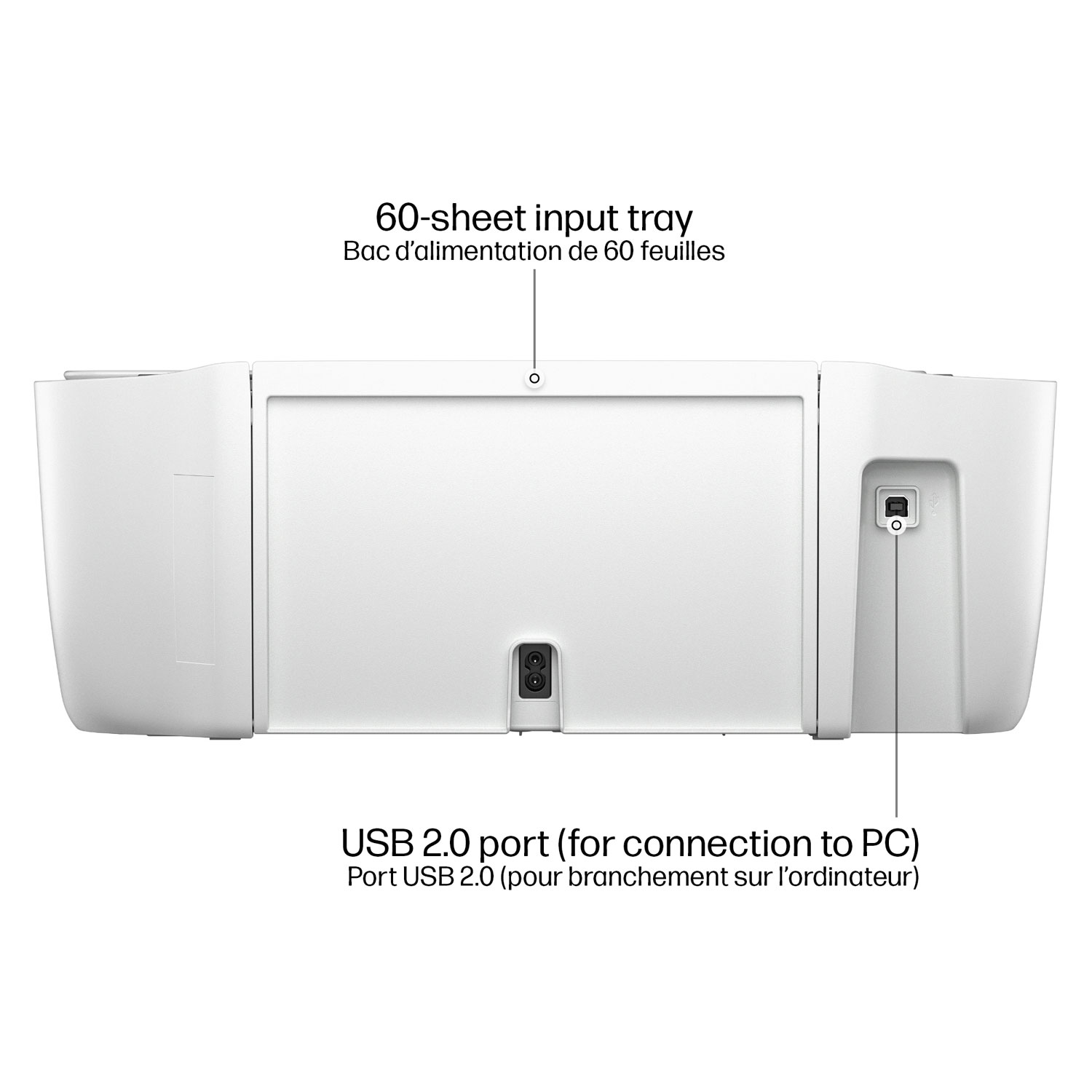 Imprimante à jet d'encre tout-en-un sans fil DeskJet 2827e de HP