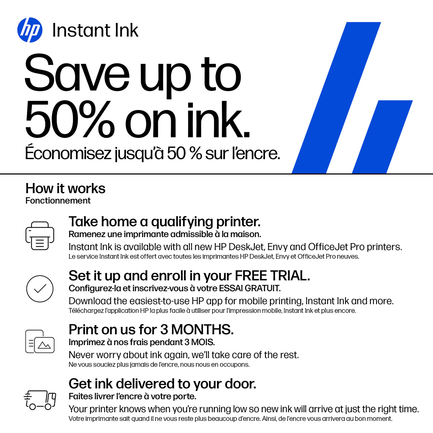 Imprimante à jet d'encre tout-en-un sans fil DeskJet 2827e de HP