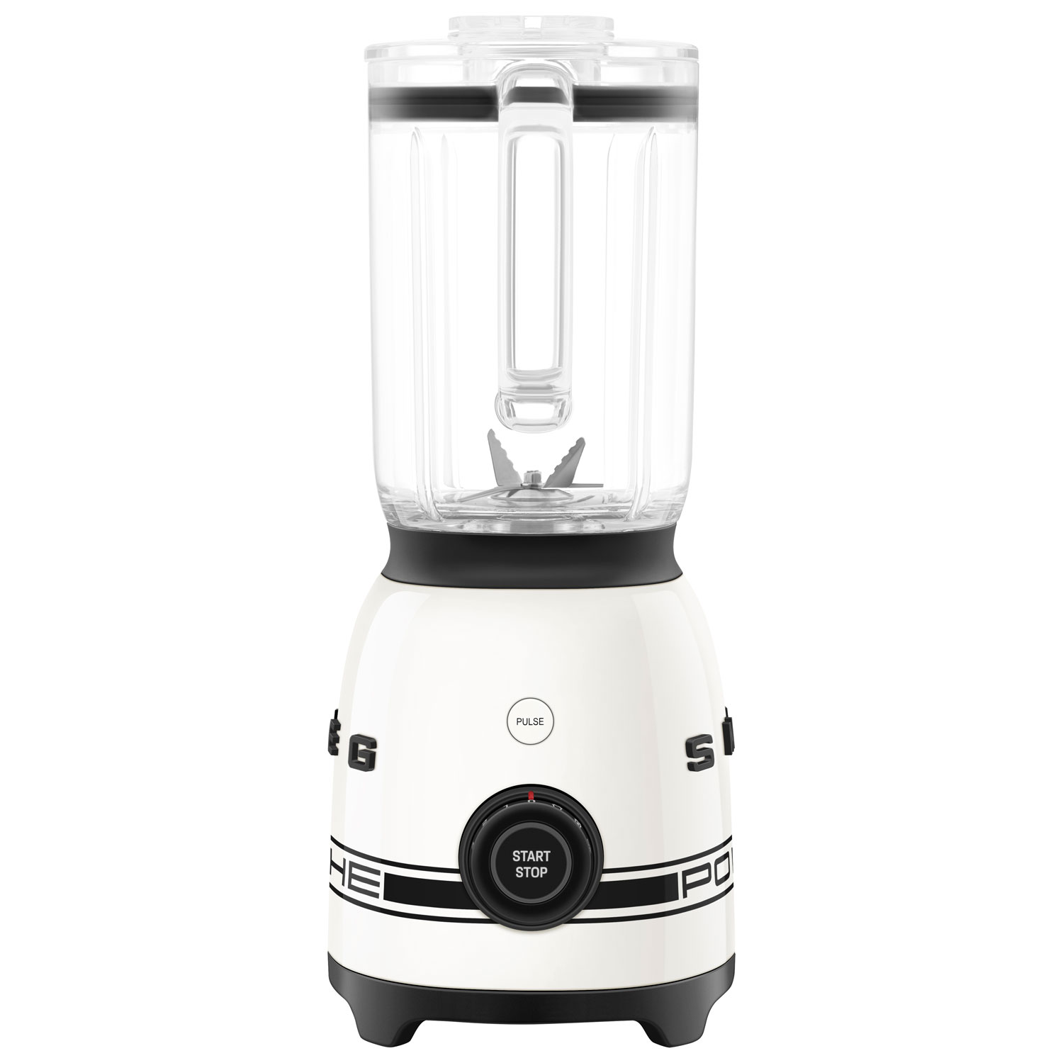 Smeg x Porsche 50's Style 1.5L 600-Watt Countertop Blender - Carrara White - Exclusive Retail Partner