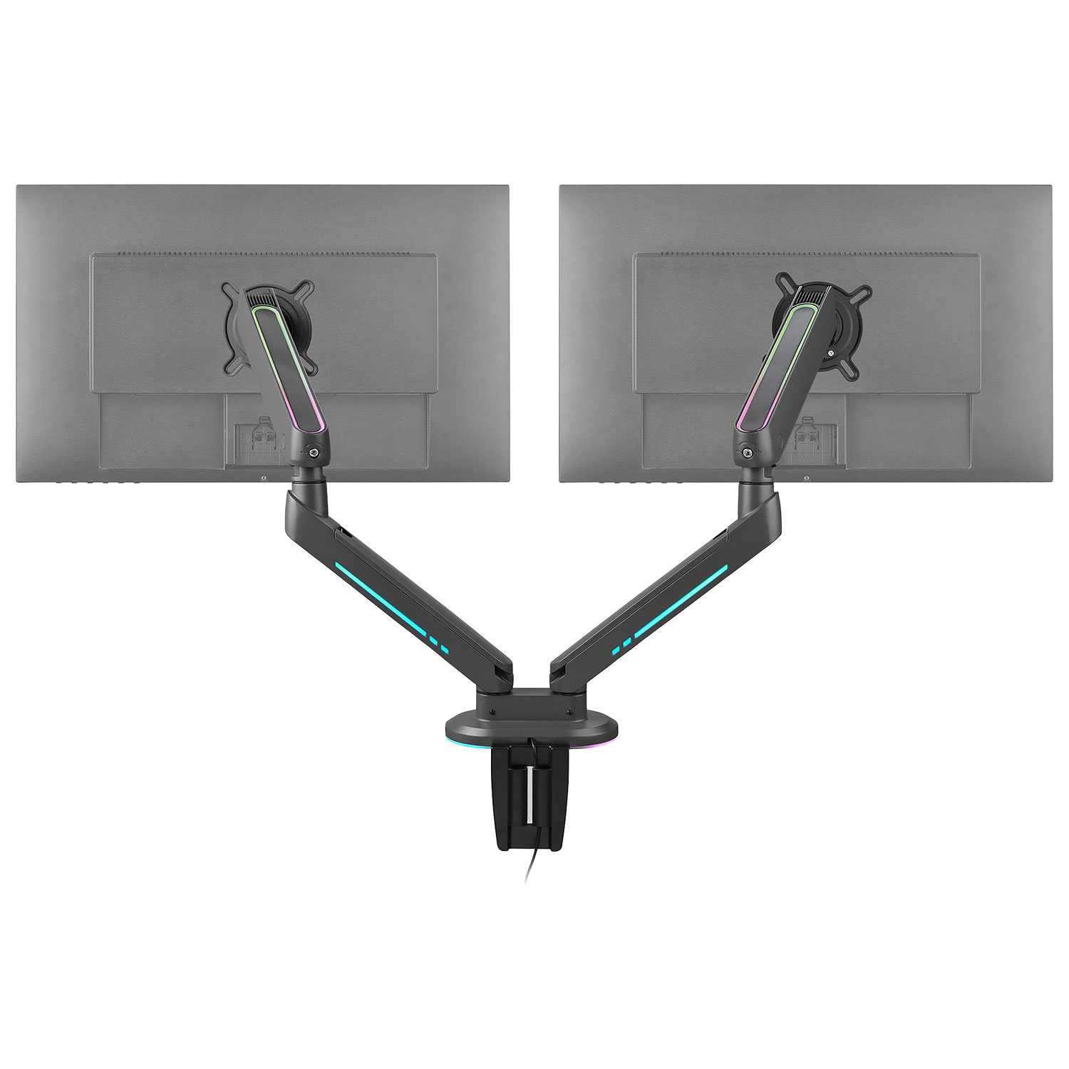 Support pour deux moniteurs de jeu de 21 à 45 po de One For All - Noir