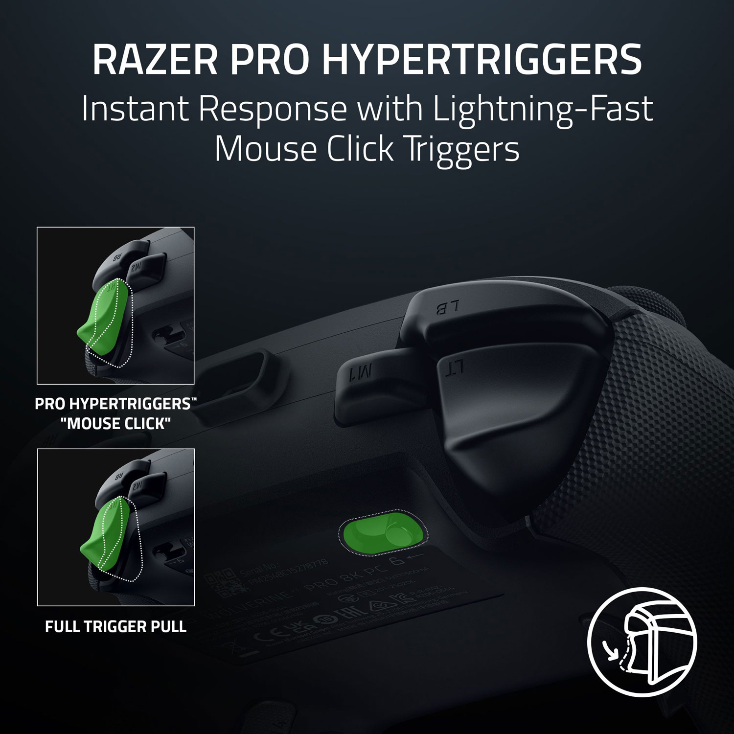 Razer Wolverine V3 Pro Tournament Edition Wireless Esports Controller for Xbox Series X|S & PC- Black
