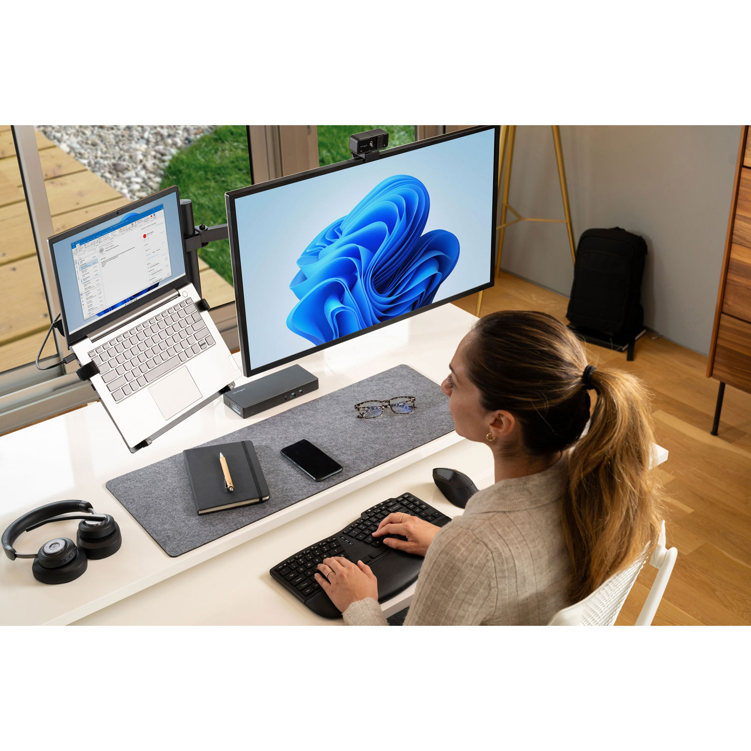 Ensemble avec clavier et souris Bluetooth ergonomiques Pro Fit Ergo KM675 EQ de Kensington