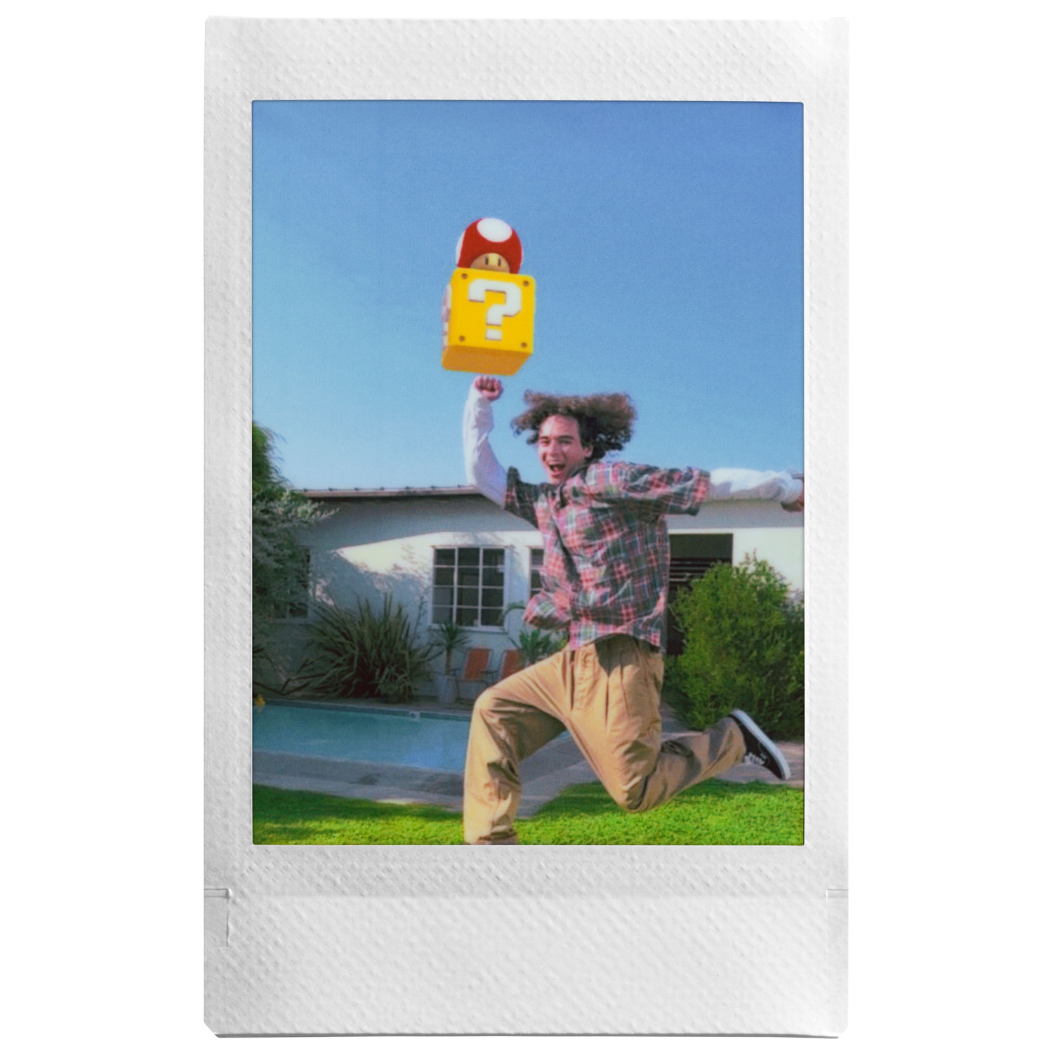 Imprimante pour téléphone intelligent INSTAX MINI Link 3 Super Mario- Blanc Argile