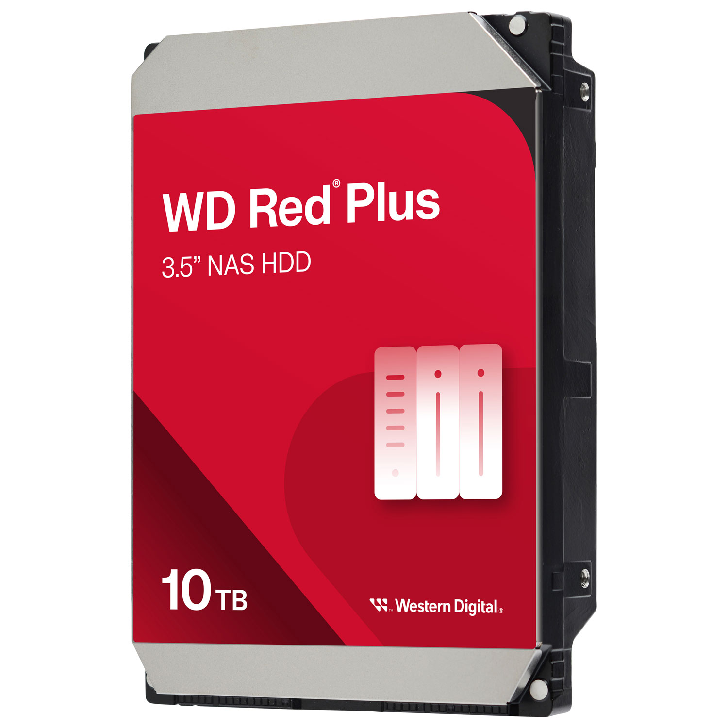 WD Red Plus 10TB 7200RPM SATA Internal NAS Hard Drive