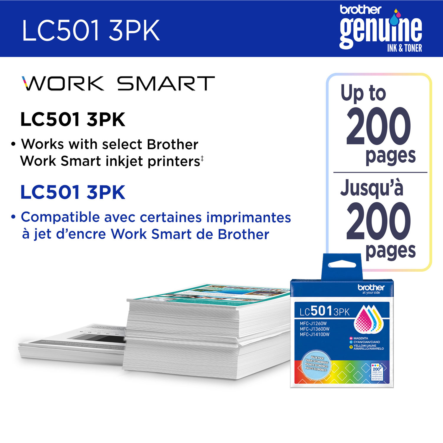 Brother Colour Ink - 3 Pack