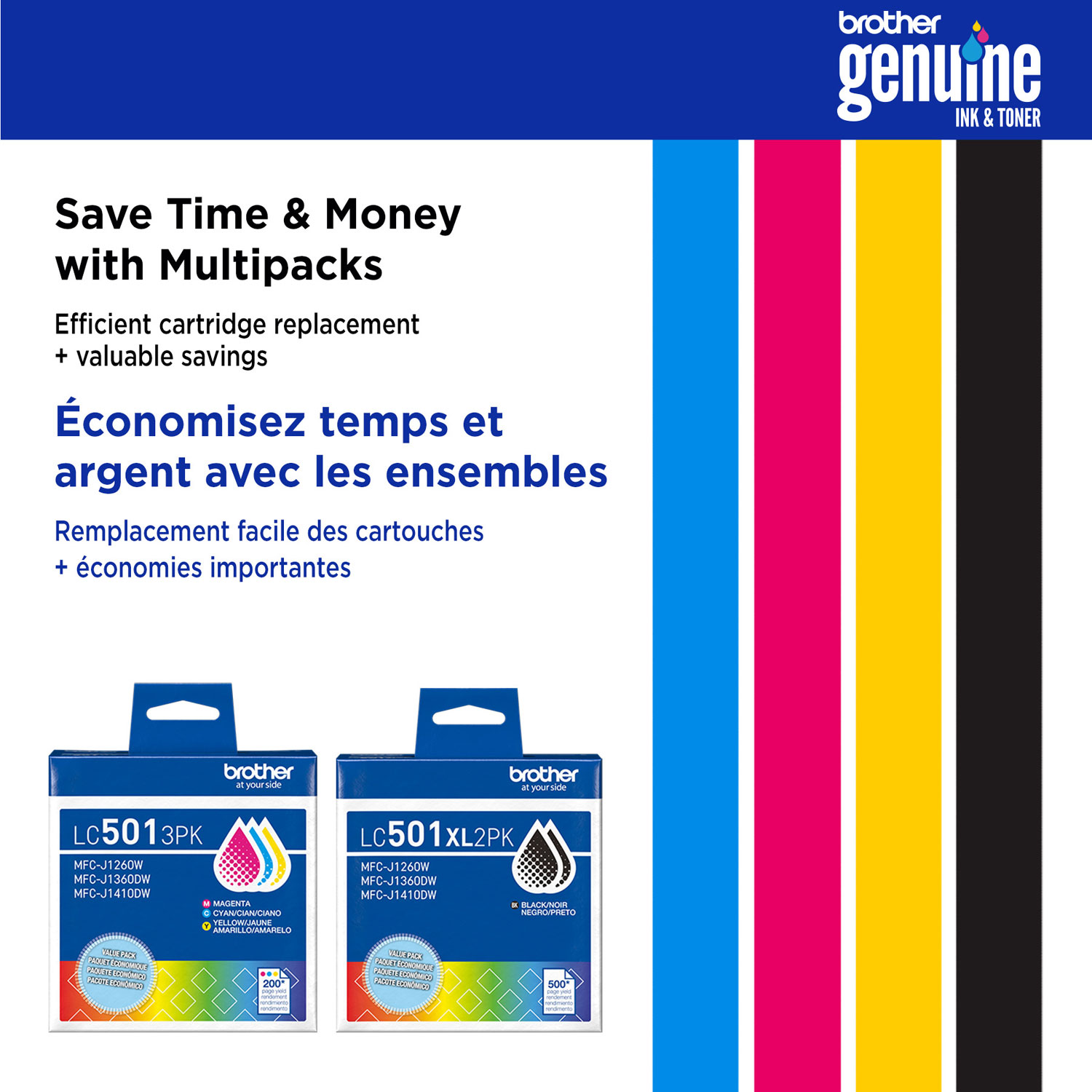 Brother Colour Ink - 3 Pack