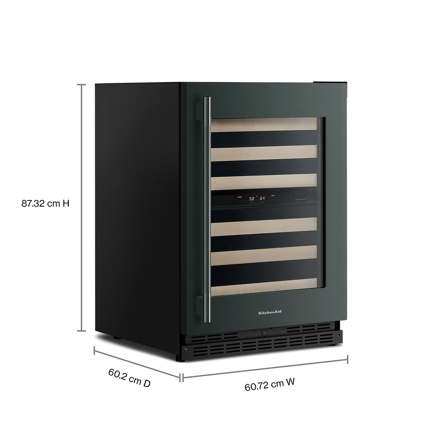 KitchenAid Undercounter 46-Bottle Freestanding Wine Cellar - Juniper