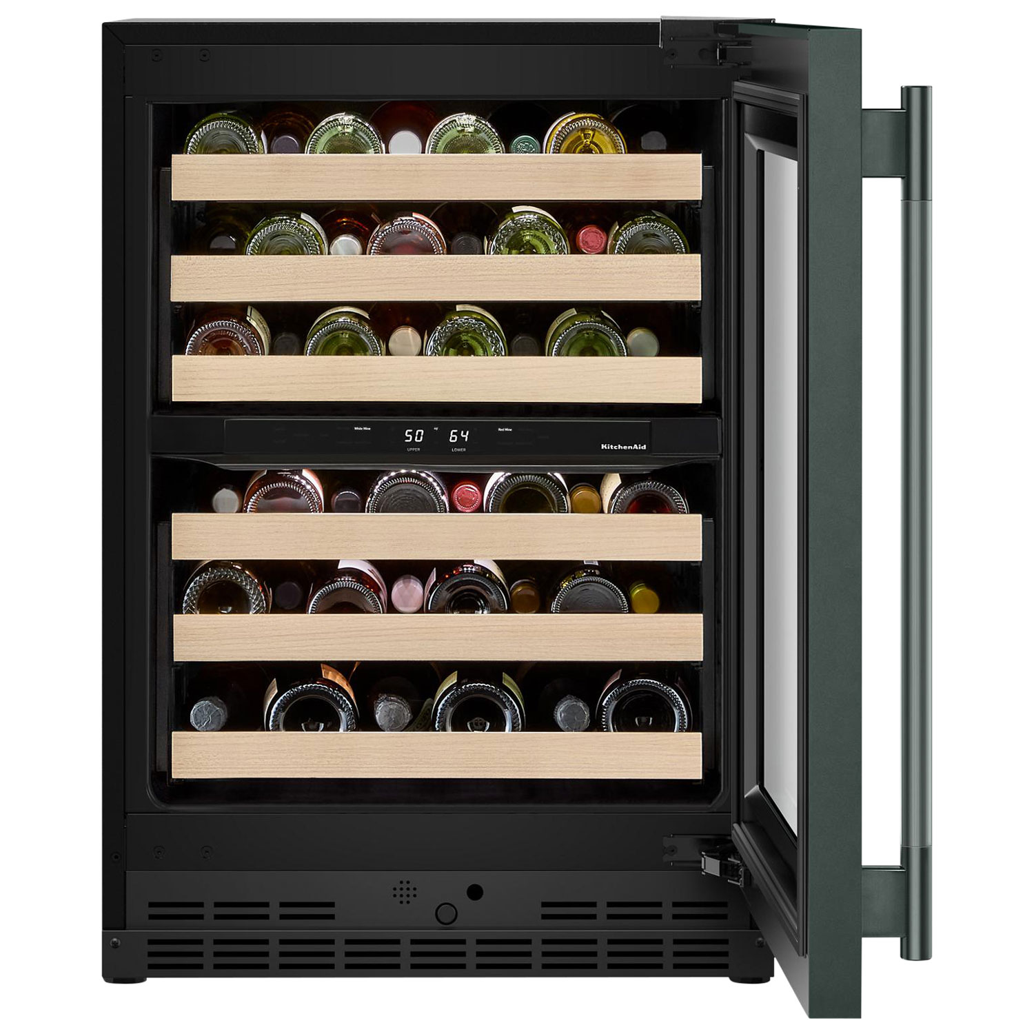 KitchenAid Undercounter 46-Bottle Freestanding Wine Cellar - Juniper