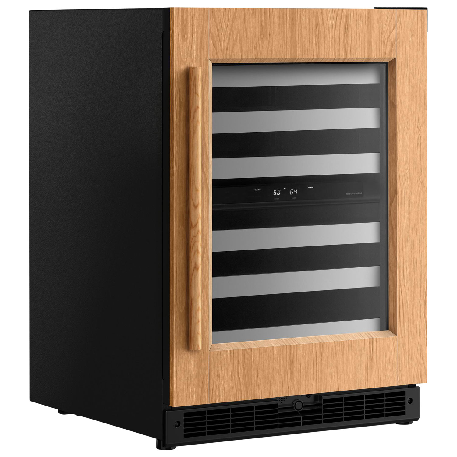 KitchenAid Undercounter 46-Bottle Freestanding Wine Cellar - Panel Ready